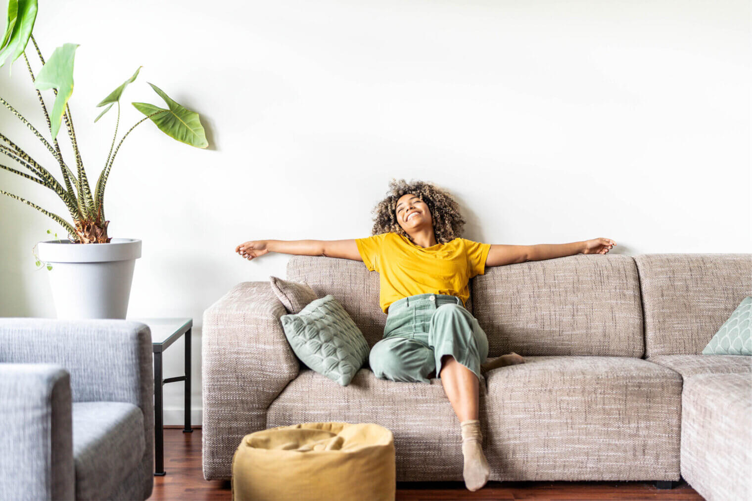 happy person at corsica villas at euclid phoenix apartments